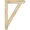 Ekena Millwork Traditional Craftsman Rough Sawn Bracket, Douglas Fir, 4"W x 26"D x 38"H BKT04X26X38TRA04RDF - alternate 2